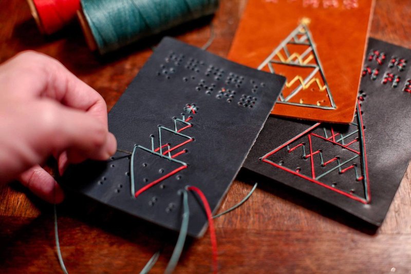 DIY Christmas Card Kit - Shop 1of1leatherlab - Leather Goods - Pinkoi