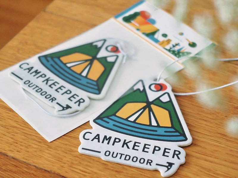 CAMPKEEPER Air Freshener and Mountain and Sea Fragrance Tablets (Mountain Note) - น้ำหอม - กระดาษ หลากหลายสี
