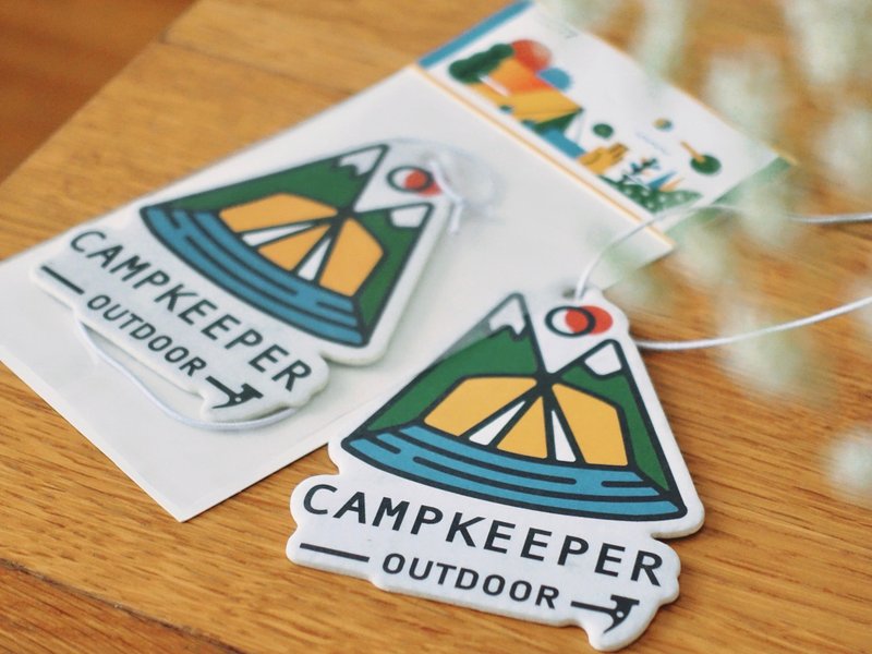 CAMPKEEPER Air Freshener 與山與海 香氛片(山調) - 香氛/精油/擴香 - 紙 多色