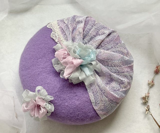 [Awesomeneeds]BOWL BERET_WOOL Purple★3次リオーダー AWESOME NEEDS