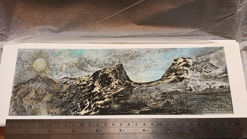 Liuyingchieh Lapporten Abisko 藝術微噴 Giclée 瑞典山水 北極 - 海報/掛畫/掛布 - 紙 藍色