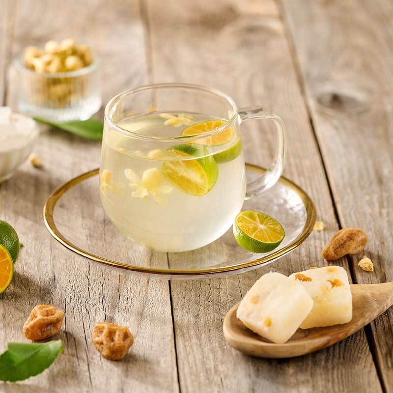 冰糖茉莉金桔 | 17gx15入/袋 | 婚禮小物 伴娘禮 送禮 水果茶 - 茶葉/茶包 - 其他材質 卡其色