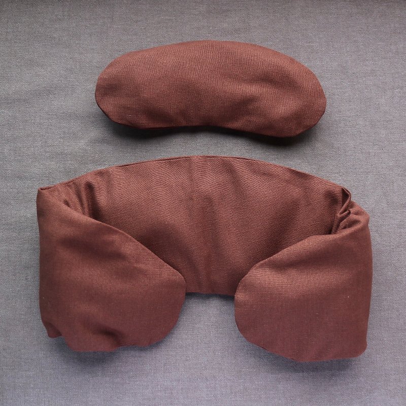 【Coffee コーヒー】Hot compress eye mask, multi-purpose shoulder hot pad, a variety of aromas are available - อื่นๆ - ผ้าฝ้าย/ผ้าลินิน 
