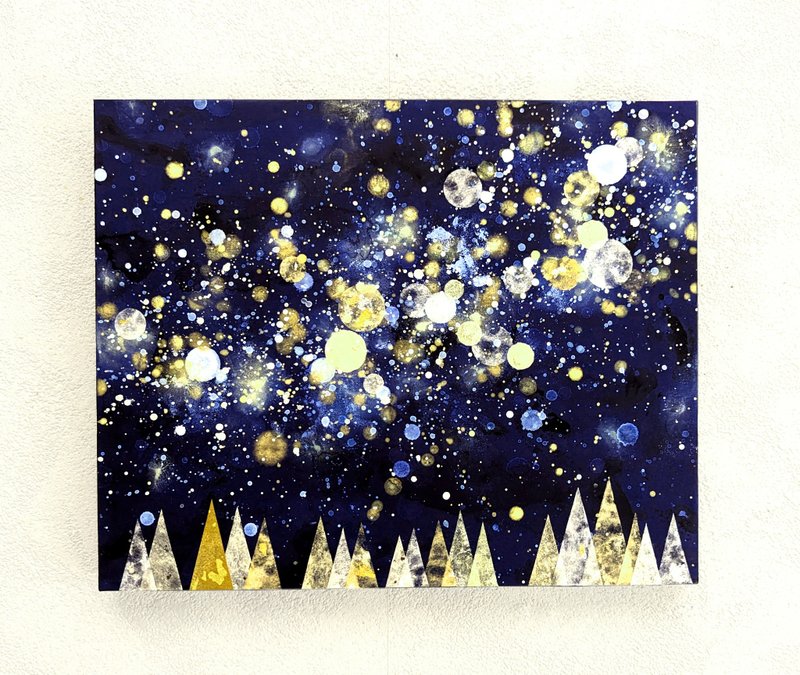 Star and forest F3 - Posters - Paper Blue