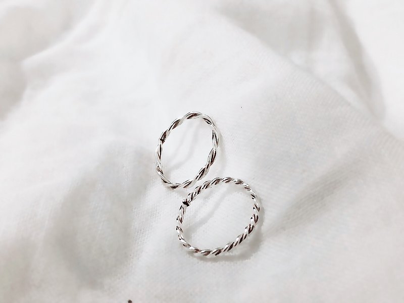 [Good Luck] 925 sterling silver tail ring (densely packed/lightly relaxed) - General Rings - Sterling Silver 
