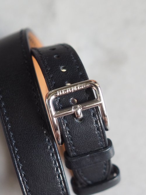 HERMES エルメス タンデム ウォッチ ドゥブルトゥール シルバー