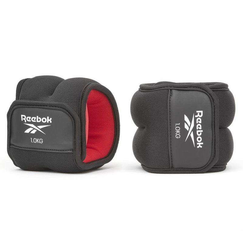 【Reebok】Ankle Weights 腳踝負重環 - 1kg (2入組) - 運動/健身器材 - 其他材質 黑色