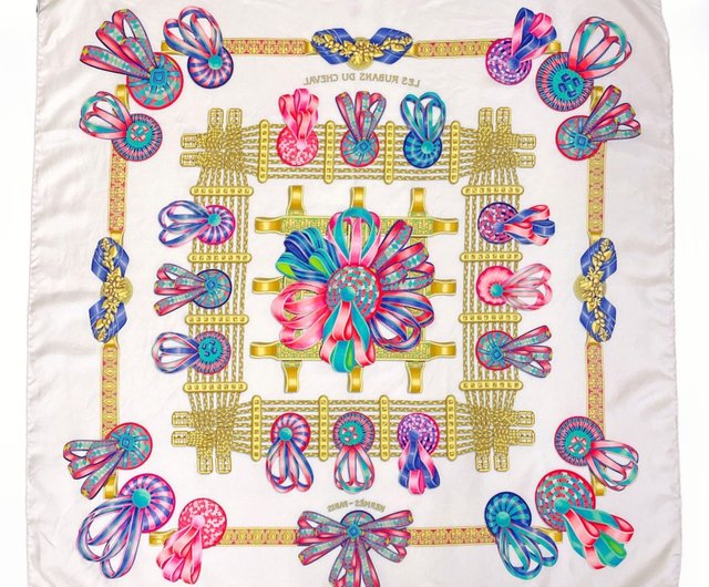 HERMES スカーフ 装飾品モチーフ 大判 ☆壁にも飾りたい☆【Hermes】大判スカーフ (HERMES/スカーフ