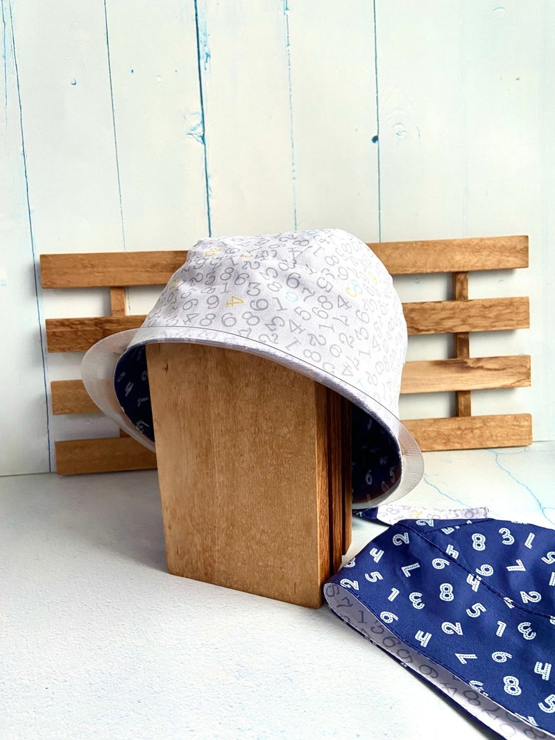 數字單面 雙面頭巾帽 醫療帽 化療帽 月子帽 工作帽 料理帽 - 帽子 - 棉．麻 