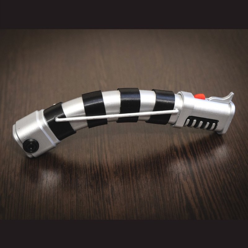 Asajj Ventress' lightsaber | Star Wars Prop weapon replica - 擺飾/家飾品 - 塑膠 銀色