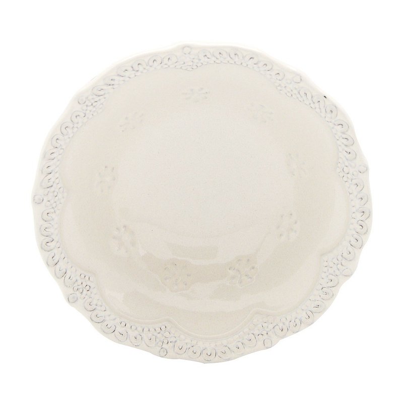 MERLETTO - 13 CM BOWL (CREAM) - ถ้วยชาม - ดินเผา ขาว