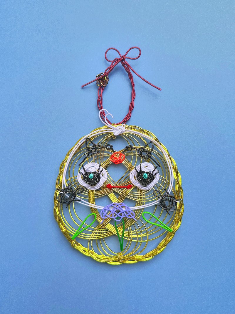 Ornament 乙だるま - 壁貼/牆壁裝飾 - 紙 金色