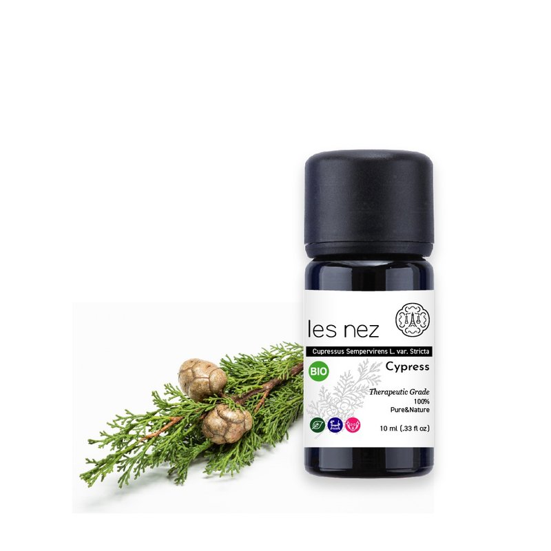 【Les nez 香鼻子】天然單方絲柏純精油 10ML - 香氛/精油/擴香 - 精油 黑色