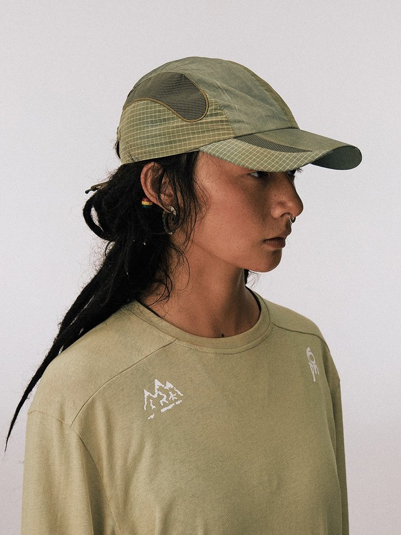 戶外運動 / 果酸滲透扎染 山系騎行帽 - 帽 - 其他材質 綠色