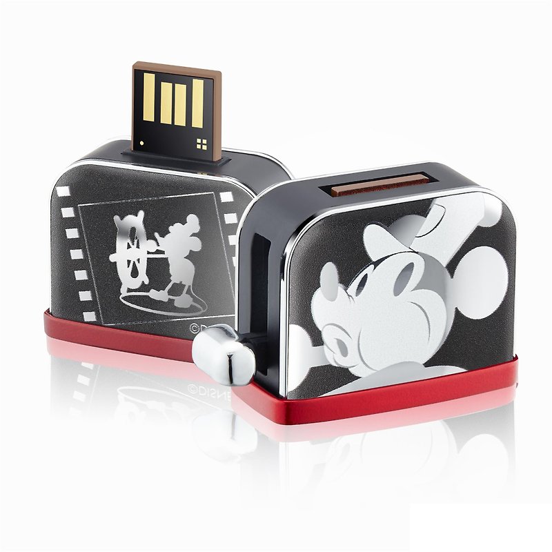 InfoThink Mickey Series Grilled Toaster Shape USB Flash Drive 16GB (Silver Limited Edition) - USB Flash Drives - Other Materials Silver