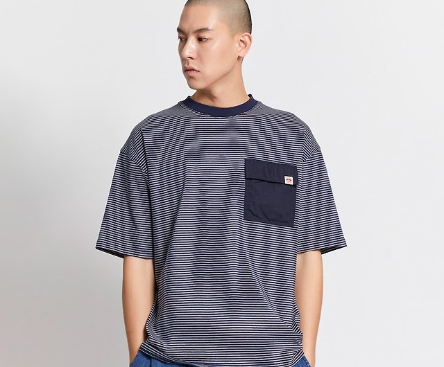 Edo Katsuri Big Fishing Series Large Pocket Wide Short Sleeve T-Shirt - Men's  Clothes (Zhang Blue) #衣衣 - Shop edokatsu-tw Men's T-Shirts & Tops - Pinkoi