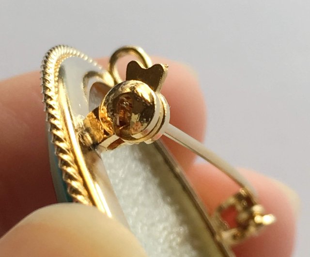 花詰 七宝焼のブローチ 純銀胎有線七宝 伝統工芸品 - ショップ