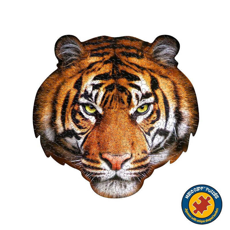I AM Animal Puzzles, I Am Tiger, Series 300 | Extreme Realistic Animals - Puzzles - Paper Orange