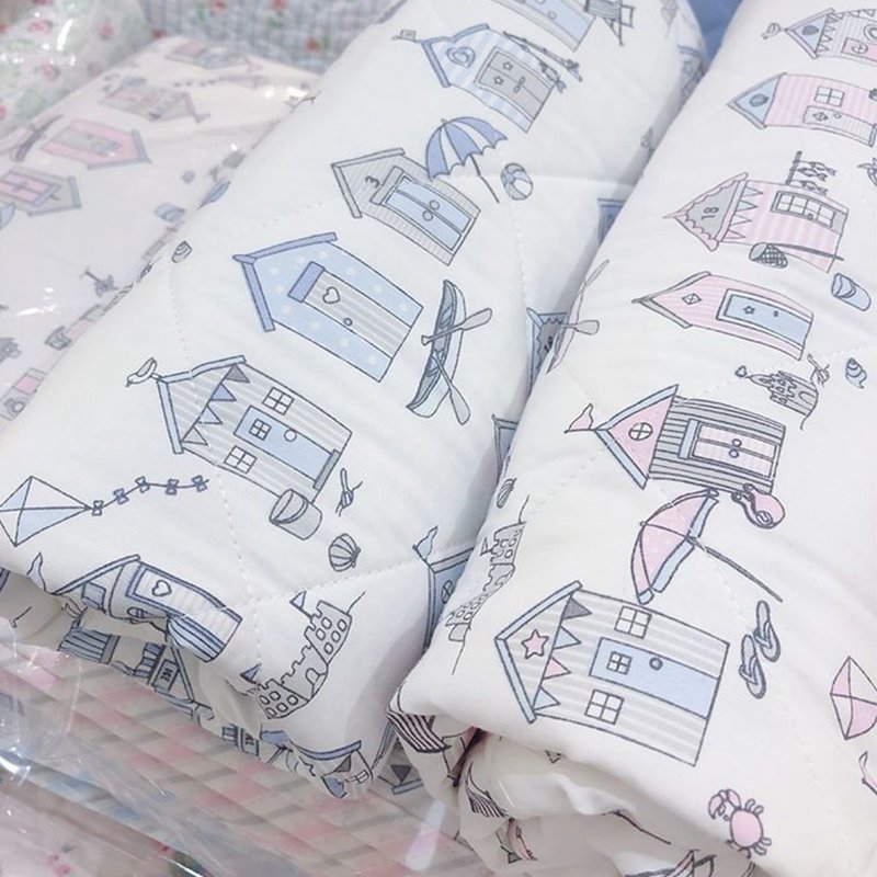 丹麥GreenGate Ellison pale 嬰幼兒方形替換墊 / 共2色 - 其他 - 棉．麻 粉紅色