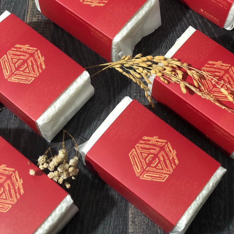 [Customized order] Ximi|Engineer's Love Words 300g 15 pieces of table gift - Grains & Rice - Paper Red