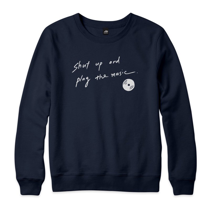 再生ボタンを押す - チベットブルー - ユニセックス大学 T - Tシャツ メンズ - コットン・麻 ブルー