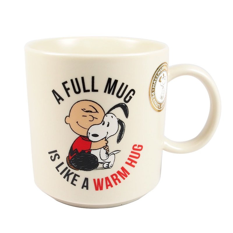 Snoopy mug warm hug [Hallmark-Peanuts Snoopy mug] - Mugs - Porcelain Transparent