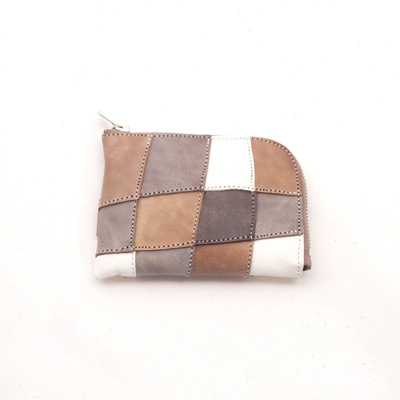 random leather mini wallet (multi color) - กระเป๋าใส่เหรียญ - หนังแท้ หลากหลายสี