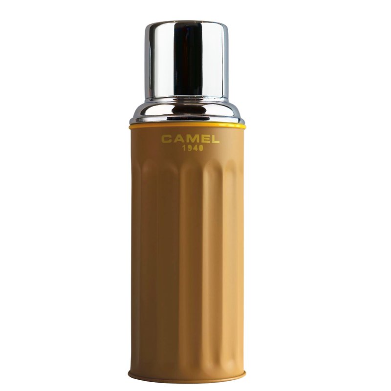 Camel 450ml Glass Liner Vacuum Flask Leakproof Cap 122 Series | Caramel - Vacuum Flasks - Other Materials Khaki