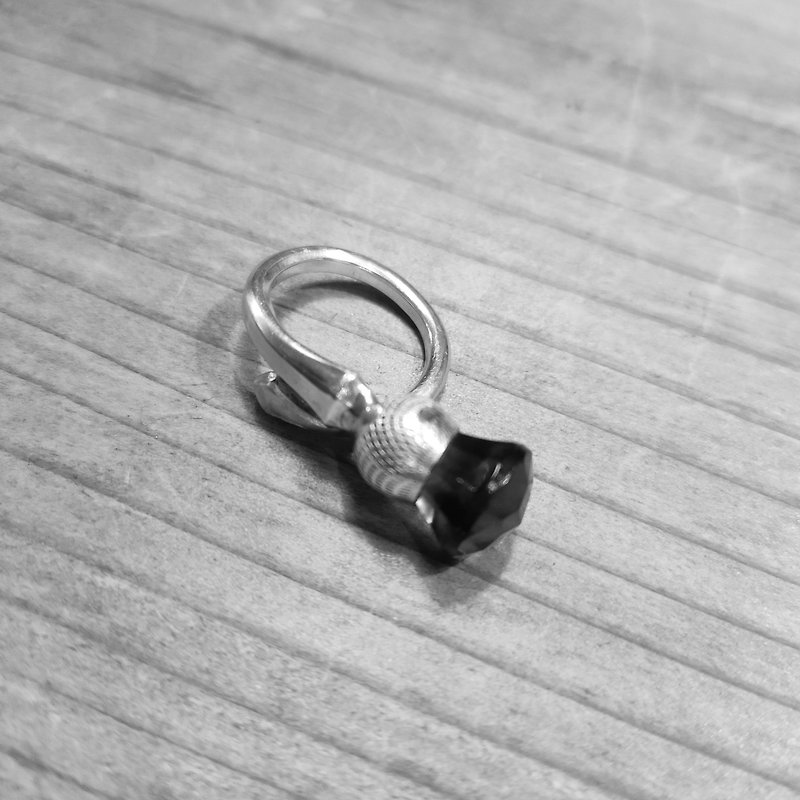 おしゃれな女性におすすめなイギリスアンティークシルバースプーンのリメイクリング_0841 ビンテージ 指輪レディース - 戒指 - 純銀 銀色