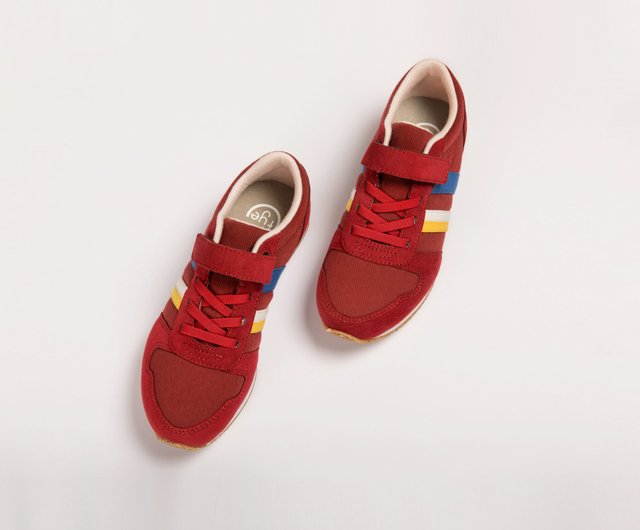 FYE classic children s shoes wine red boys and girls shoes Shop foryourearth Kids Shoes Pinkoi