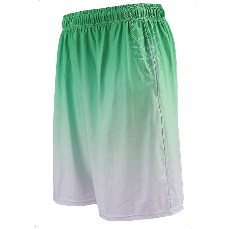 ✛ tools ✛ gradient up sublimation basketball # green # basketball pants - Men's Pants - Polyester Green