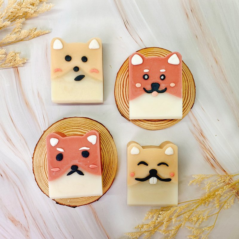 Cute Shiba Handmade Soap 100g | Valentine's Day Gift | Christmas Gift - สบู่ - วัสดุอื่นๆ 