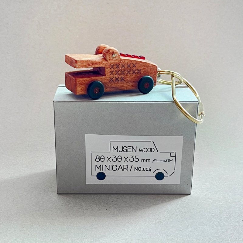 Musen Car Series - Crocodile A - Ornaments/Toys/Keychains/Pendants - อื่นๆ - ไม้ สีนำ้ตาล