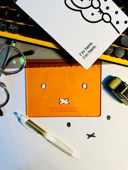 Someday stationery 【Pinkoi x miffy】2024 米飛兔 Miffy文具系列繪畫間尺 MIFFY