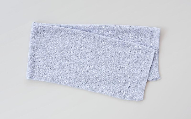 Linen knitted face towel (satin finish) light purple - Fragrances - Cotton & Hemp Purple