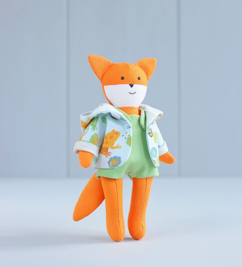 PDF Mini Fox Doll Sewing Pattern - 手工藝教學/工具書 - 其他材質 