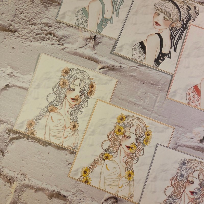 場景:渲染成你的色彩 - 貼紙 - 紙 