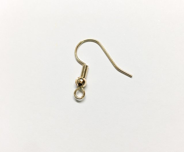 Lever-Back Earring Hooks, Round Mango Earrings