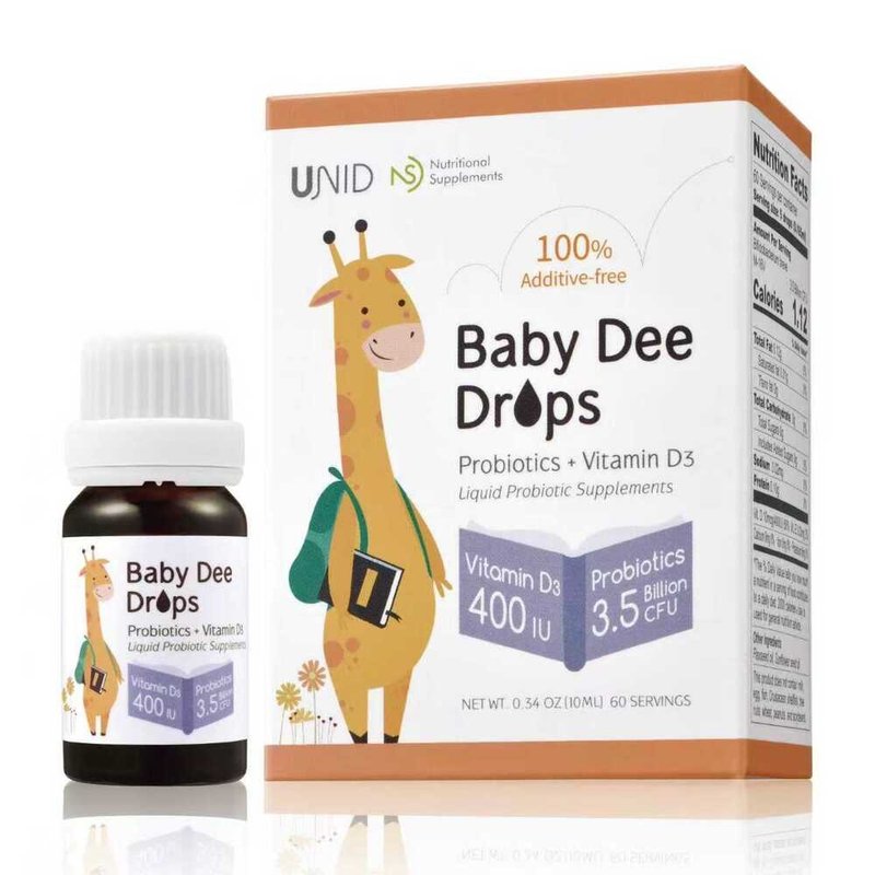 USA UNID Baby Drops _ Probiotics + Vitamin D3 Drops 10ml - 健康食品・サプリメント - その他の素材 