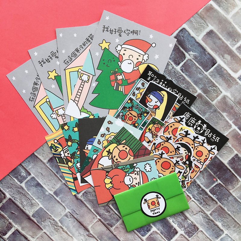 Christmas combination - การ์ด/โปสการ์ด - กระดาษ หลากหลายสี
