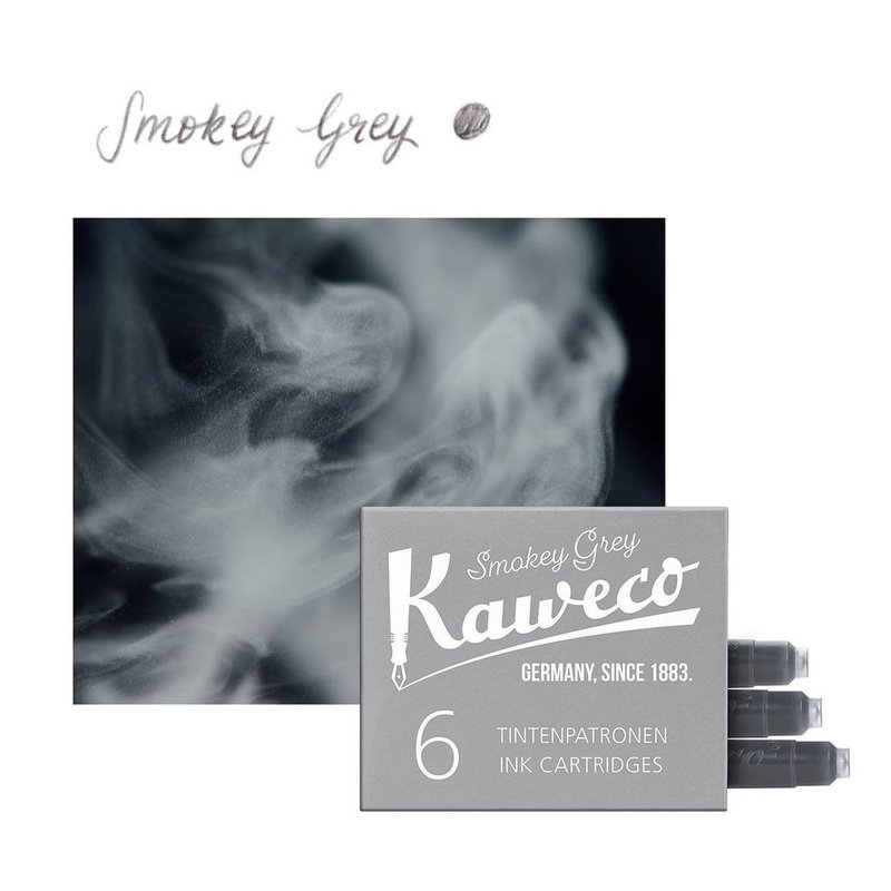 German KAWECO European water card ink tube space gray - Ink - Pigment Gray