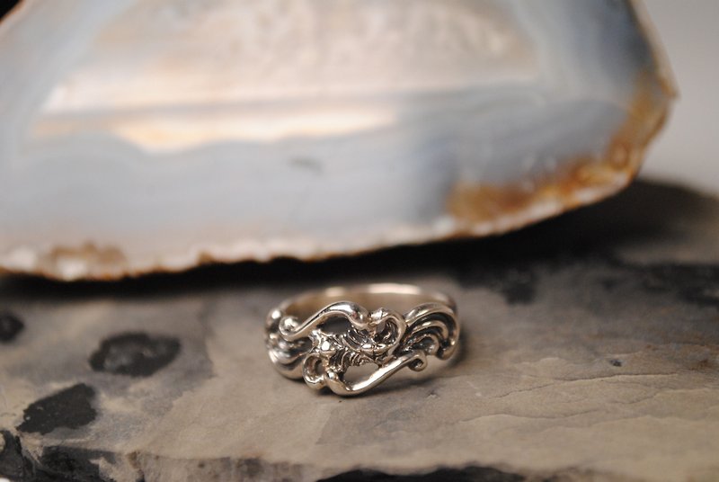 Shuichuan/Handmade Silver Jewelry/Canghai/Yuanyou - แหวนทั่วไป - เงินแท้ สีเงิน