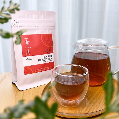 十菓茶 檸檬紅烏龍茶(大茶包8入) 台灣凍乾水果茶包
