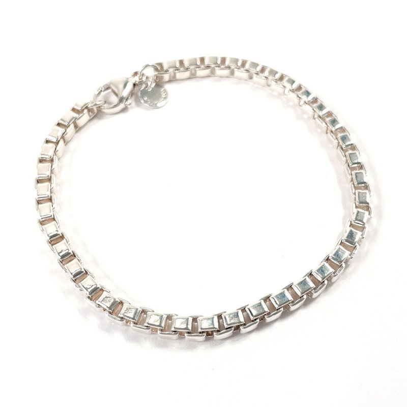 【日本直送 中古美品】ティファニー TIFFANY&Co. ブレスレット ベネチアン リンク シルバー925 アクセサリー - 手鍊/手環 - 純銀 銀色