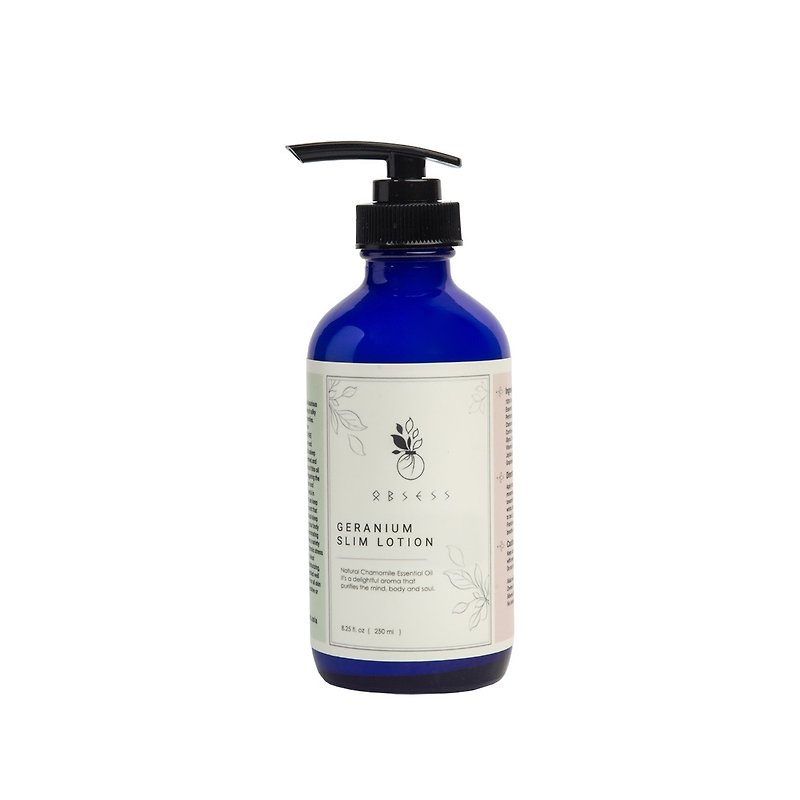 Geranium Firming Body Lotion l Graceful, light, and perfect S-curve - Lotions - Essential Oils White