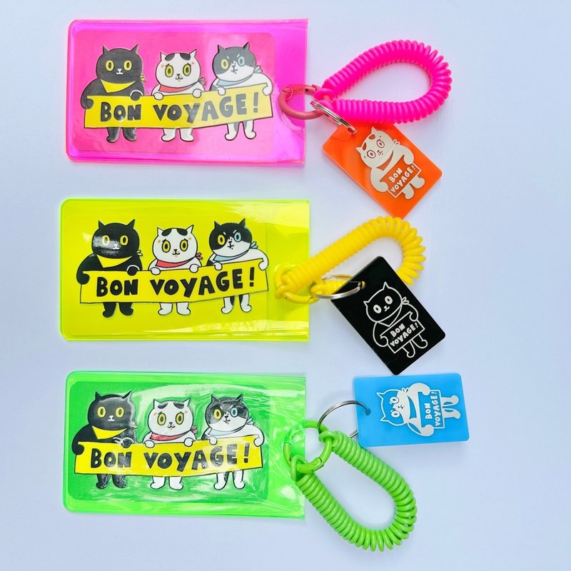 Bon Voyage ! Neon lugguage tag - Luggage Tags - Plastic Multicolor