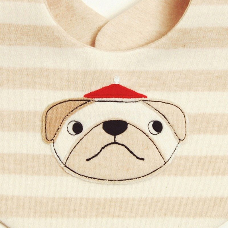 Little Red Riding Hood Dog Bib Saliva Towel - ผ้ากันเปื้อน - ผ้าฝ้าย/ผ้าลินิน สีกากี