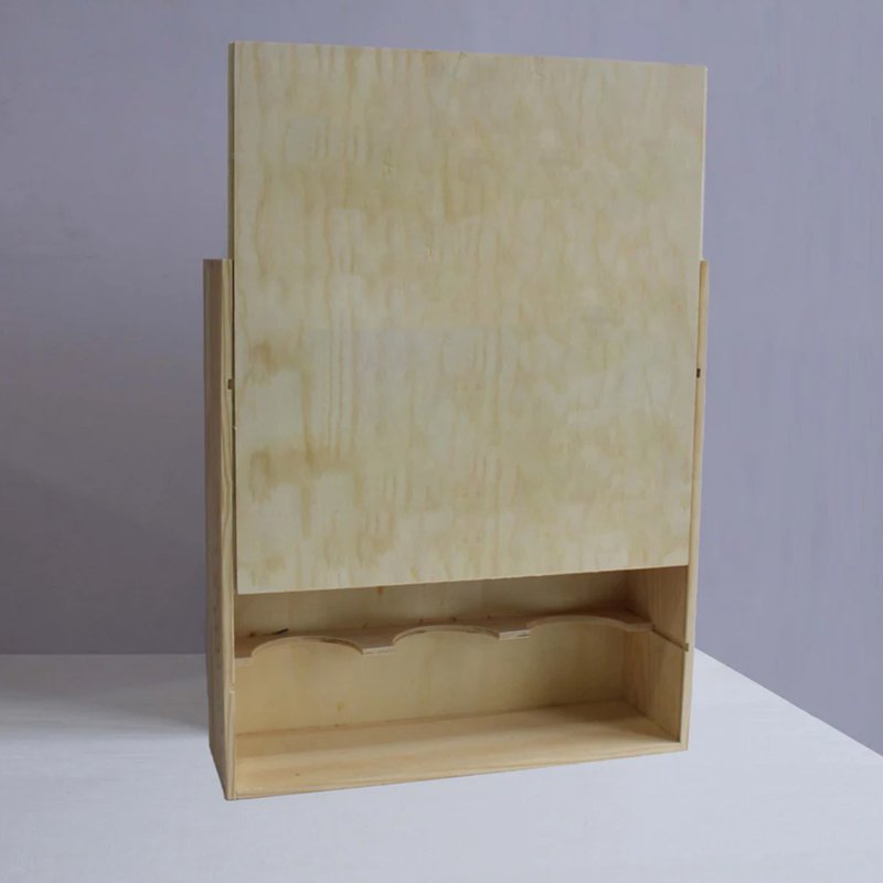 Wine Gift Box|定製個性化高質感木頭酒禮盒—適合3支葡萄酒/香檳 - 其他 - 木頭 