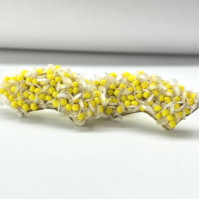 Earring Makeup Yellow Surgical Stainless Steel - Earrings & Clip-ons - Other Materials Yellow