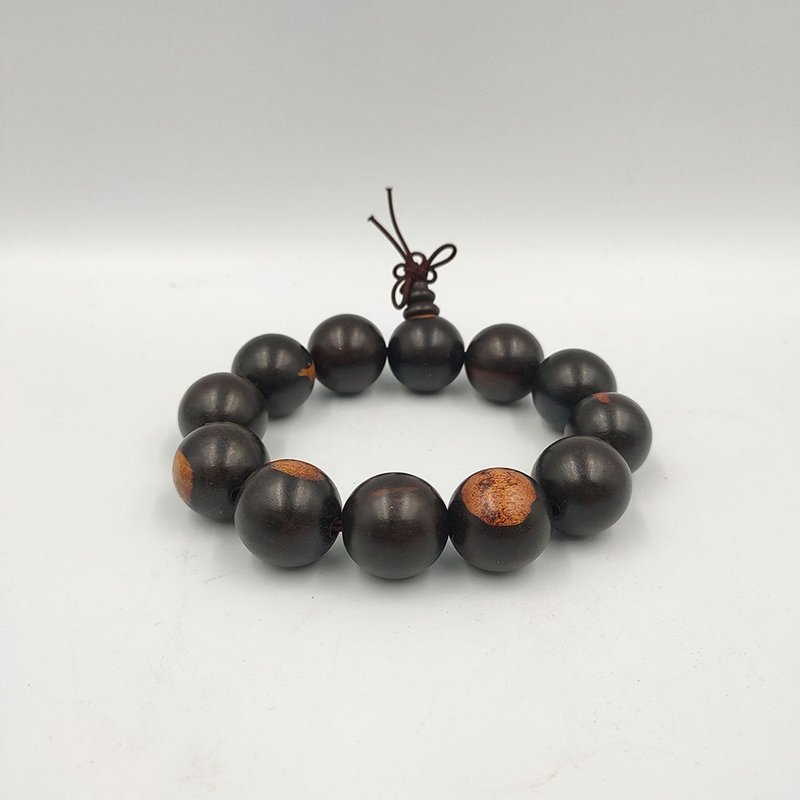 黑檀手串 手環 首飾 飾品 開運 - 手鍊/手環 - 其他材質 黑色